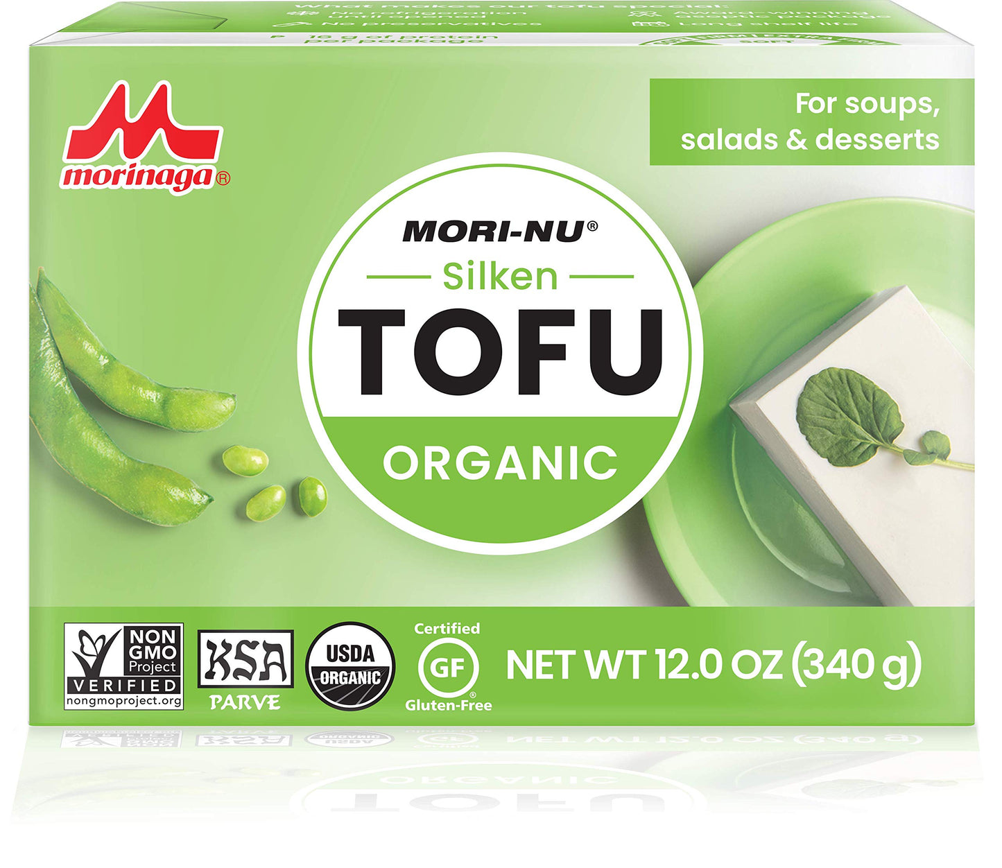 Morinaga Organic Silken Tofu, 12 Ounce (Pack Of 12)