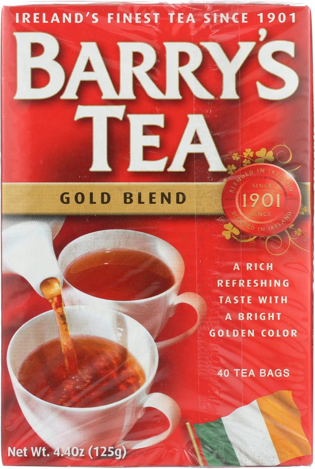 Barrys Tea Gold 40 Bags 125G (4.4Oz)