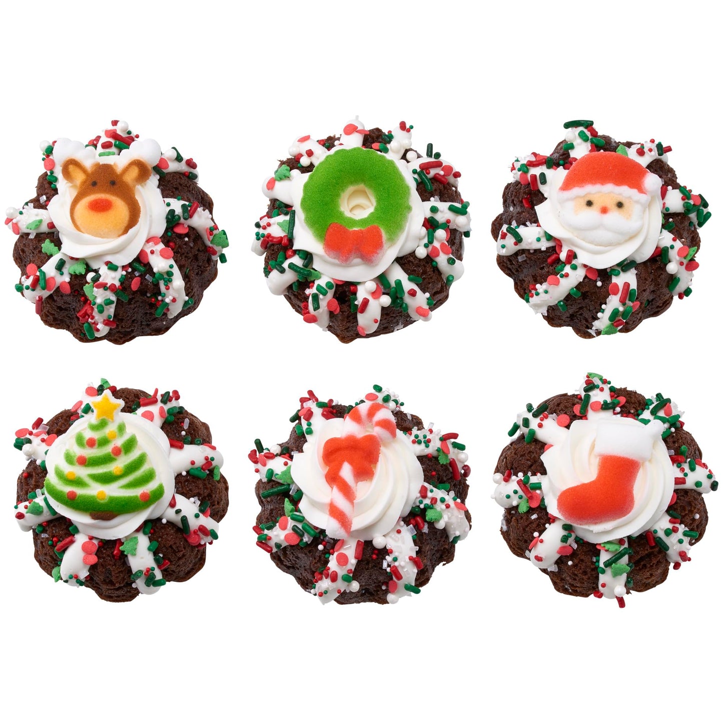DECOPAC Christmas Fusion Mix Candy Sprinkles, 26oz, Fancy Sprinkles in Handheld Container, Festive Edible Sprinkles For Holiday