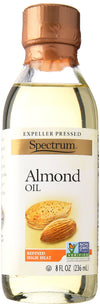 Spectrum Almond Oil, Refined, Natural, 8 Fl Oz, HCS-080