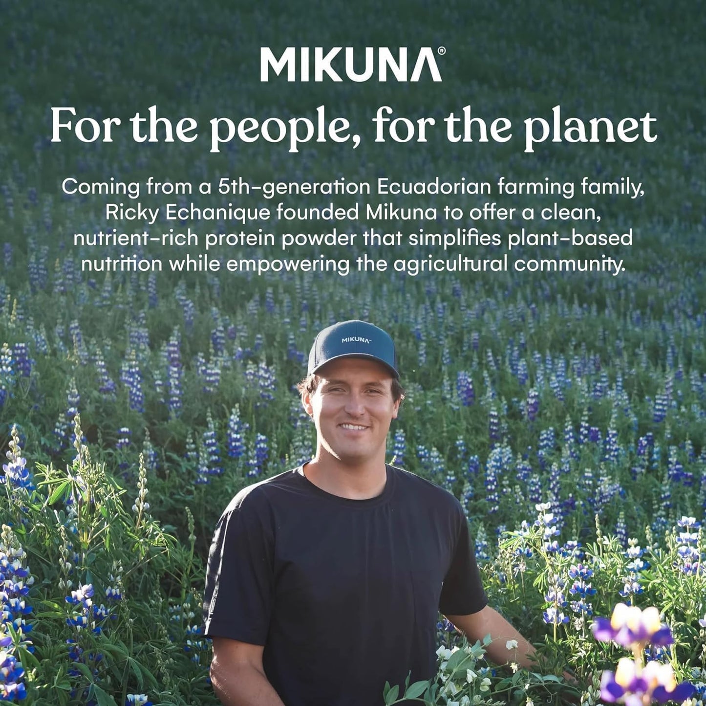 Mikuna Chocho Superfood Protein, Plant-Based Protein Powder - Vegan, Gluten Free, 3g Net Carbs or Less, and Bioavailable, Non-Is