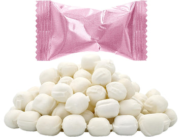 The Dreidel Company Pastel Pink Buttermints, Mint Candies, After Dinner Mints, Butter Mint Candy, Fat-Free, Individually Wrapped (275 Pieces)