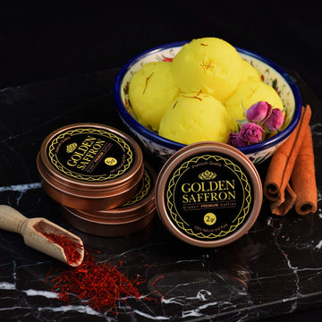 GOLDEN SAFFRON All Red Threads - Finest Pure Premium Saffron, Grade A+ Super Negin, Non-GMO, 0.17 Ounce for Tea, Rice, Desserts