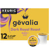 Gevalia Dark Royal Roast K-Cup Coffee Pods (72 Pods (6 Boxes Of 12))