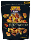 Setton Farms Pistachios, Scorpion Pepper Extreme Flavor Pistachios Value Bag, Naturally Seasoned, Dry Roasted No Shell Pistachios, Non-Gmo Project Verified, Gluten Free, Vegan, Kosher, 20 Oz