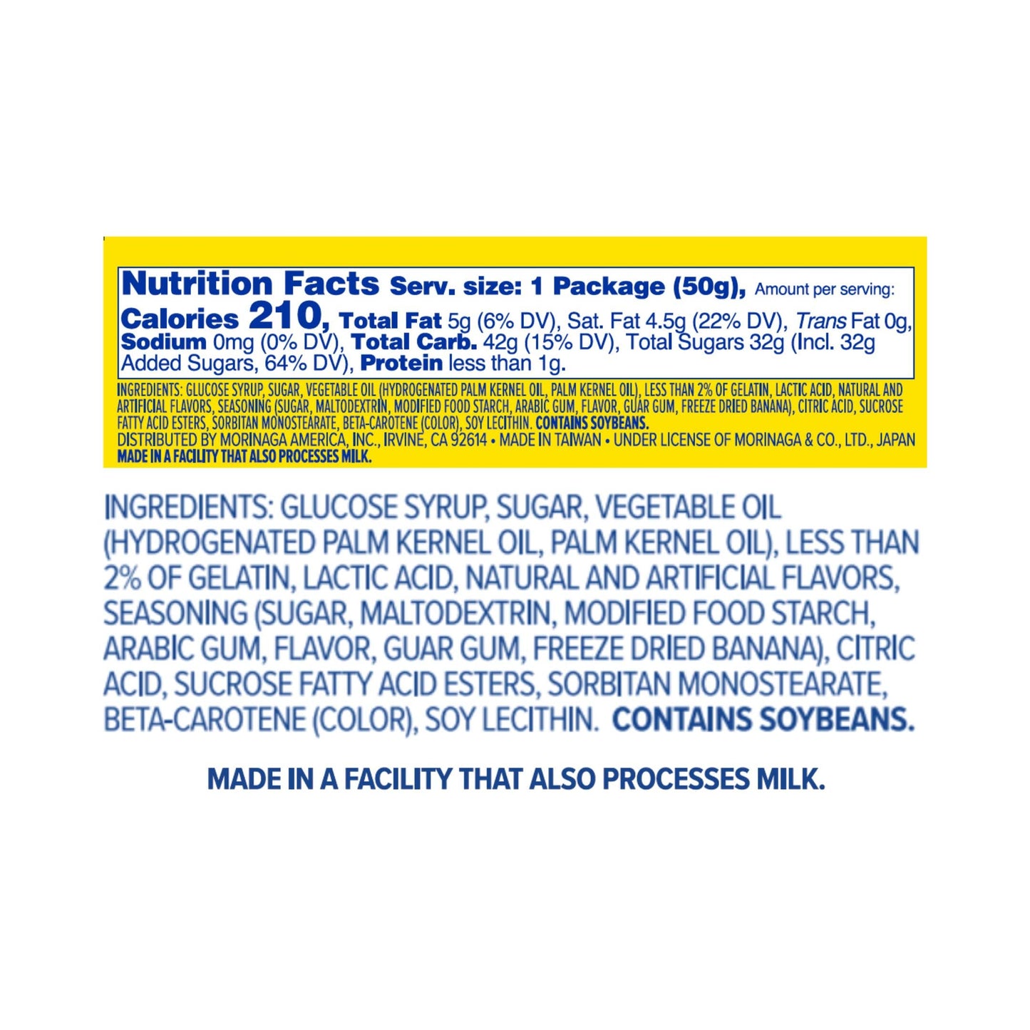 Hi-Chew Banana - Box Of 15 Sticks, 1.76Oz Ea | Unique Fun Soft & Chewy Taffy Candy | Immensely Juicy Fruit Flavors