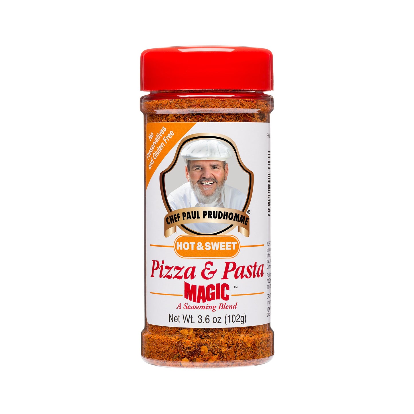 Chef Paul Prudhomme'S Magic Seasoning Blends ~ Pizza & Pasta Magic Hot & Sweet, 3.6-Ounce Bottle