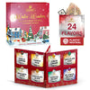 BREWIX, Tea Advent Calendar 2024 | 24 Pyramid Tea Bags - Luxury Gift Box | Selection of 24 Delightful Black/Green Teas and Infus