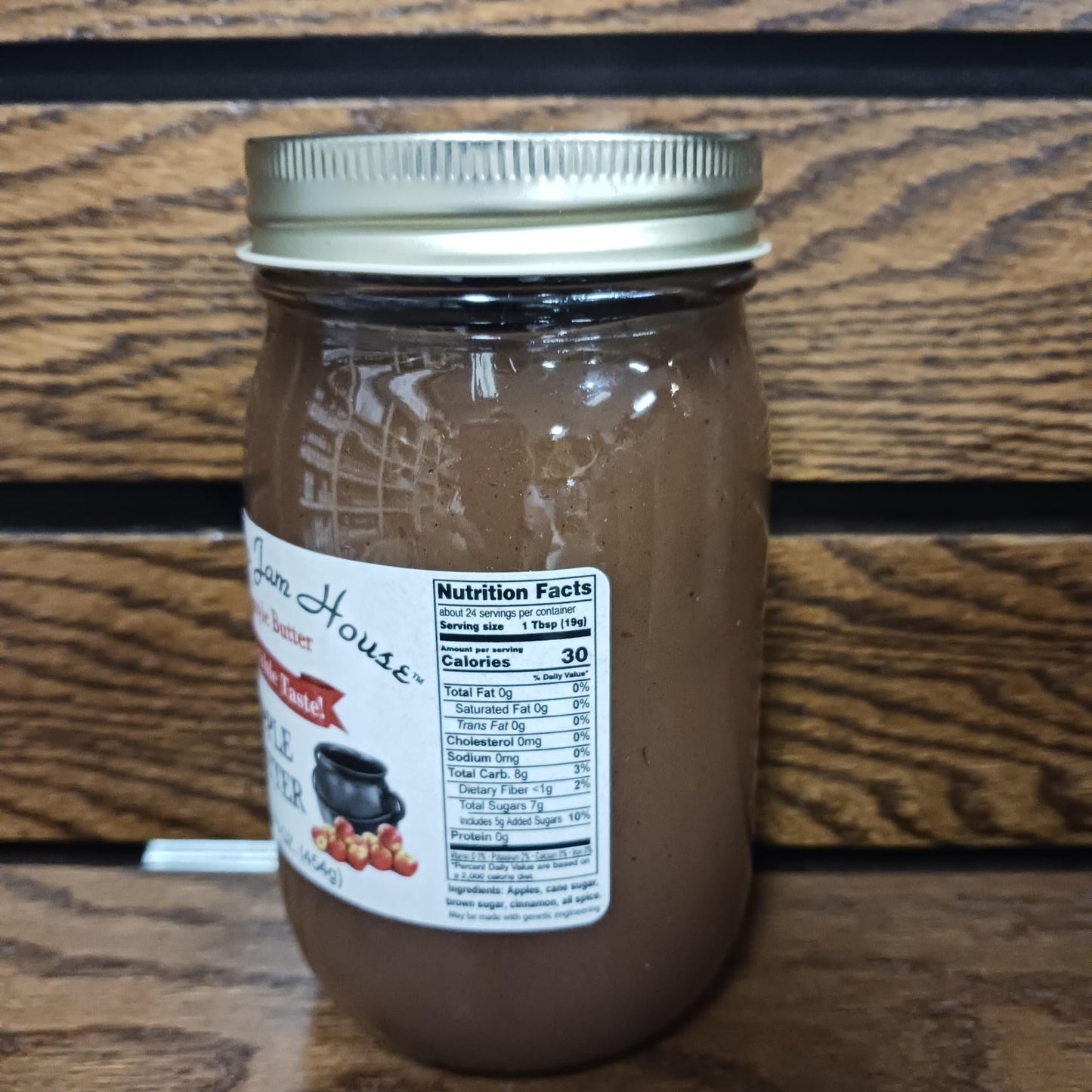 Grandmas Jam House Homestyle Apple Butter, One Pint, Multi-Color
