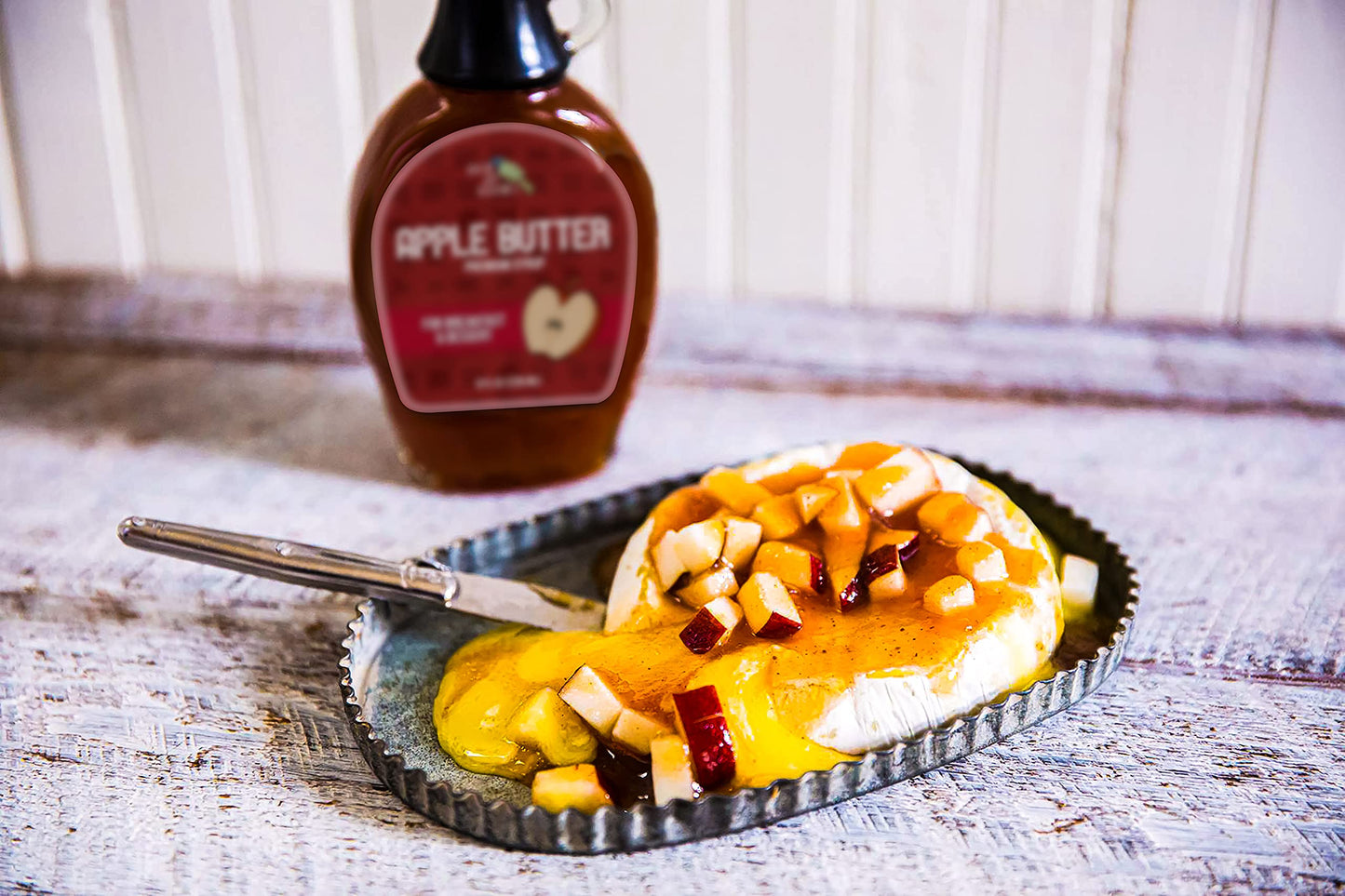 Green Jay Gourmet Apple Butter Syrup - All-Natural Pancake & Waffle Syrup - 8 Fl Oz