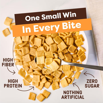 Catalina Crunch Honey Graham High Fiber Cereal 4 Pack | Low Carb, Sugar Free, Gluten Free, Grain Free | Keto Snacks, Vegan, Plant Based | Breakfast Protein Cereals | Keto Friendly Food