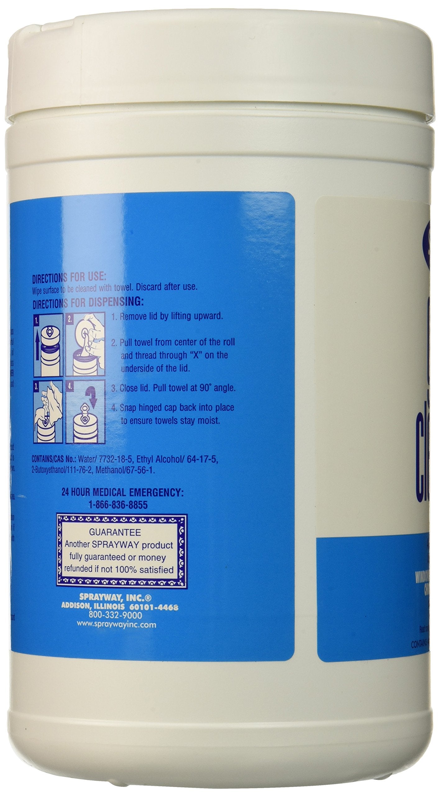 Glass Cleaner Wipes (10' X 12', 40 Wipes)