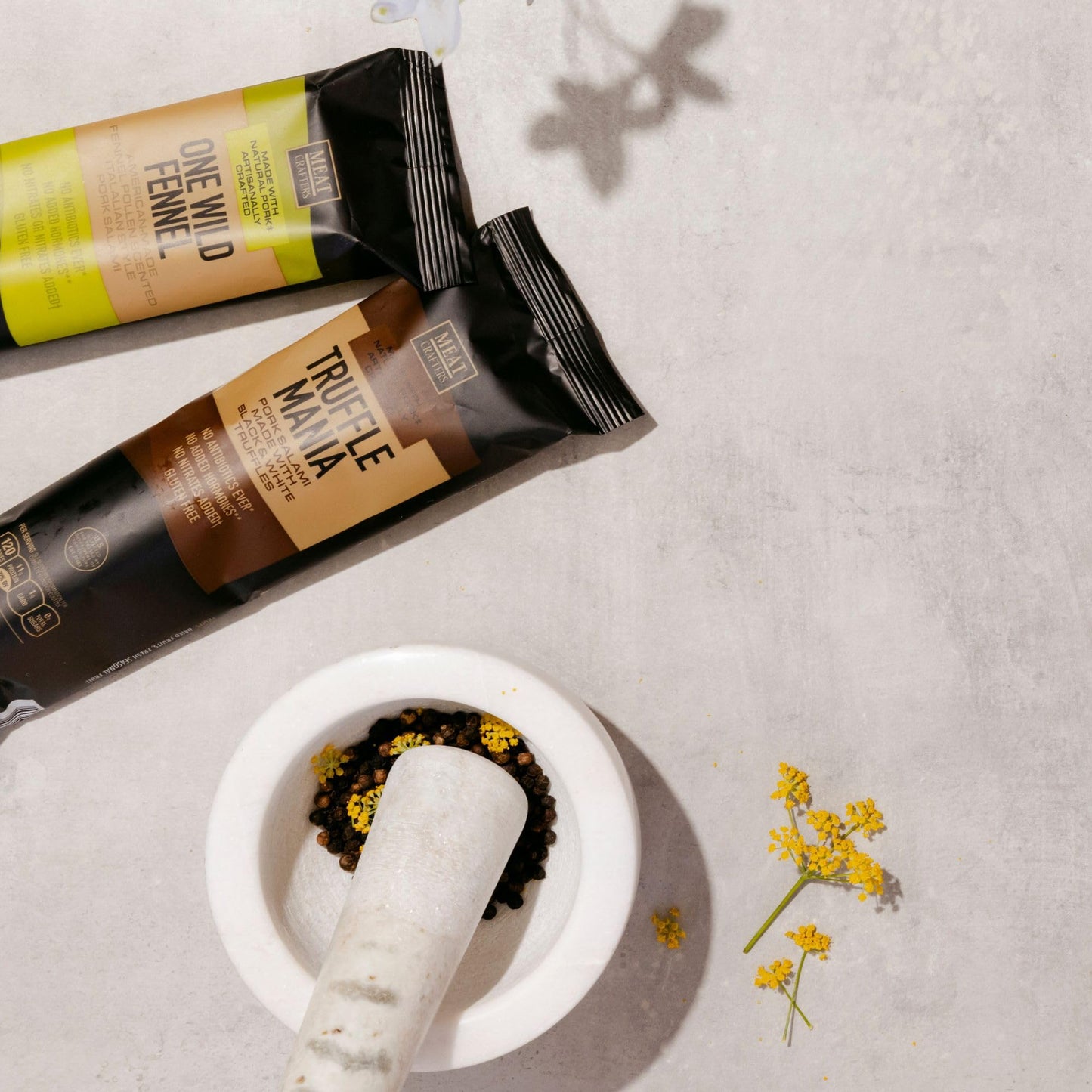 Meat Crafters Wild Fennel Dry Cured Meat, No Nitrites, Free, 5oz (Pack of 4)