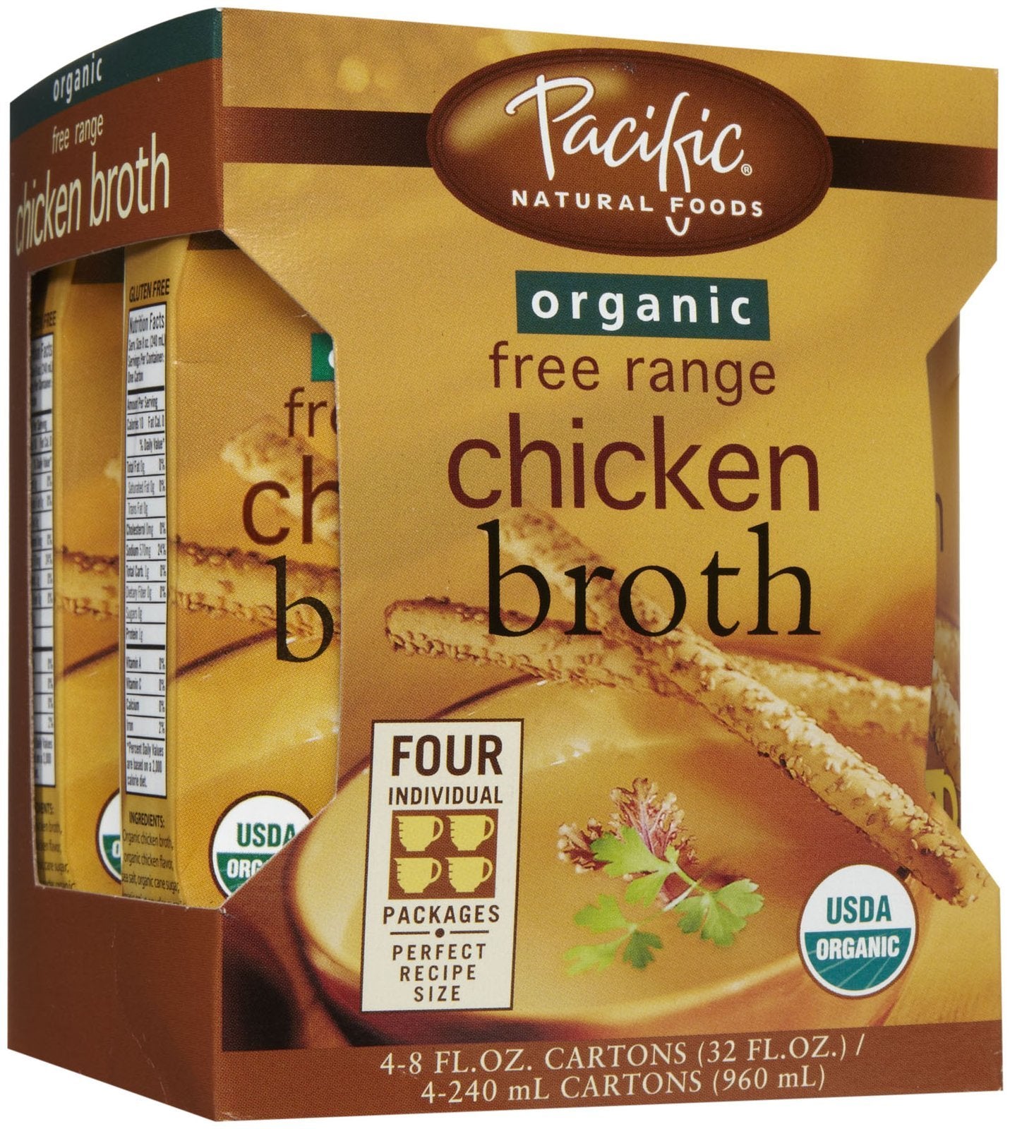 Pacific Natural Foods Organic Chicken Broth (6X4 Pack)