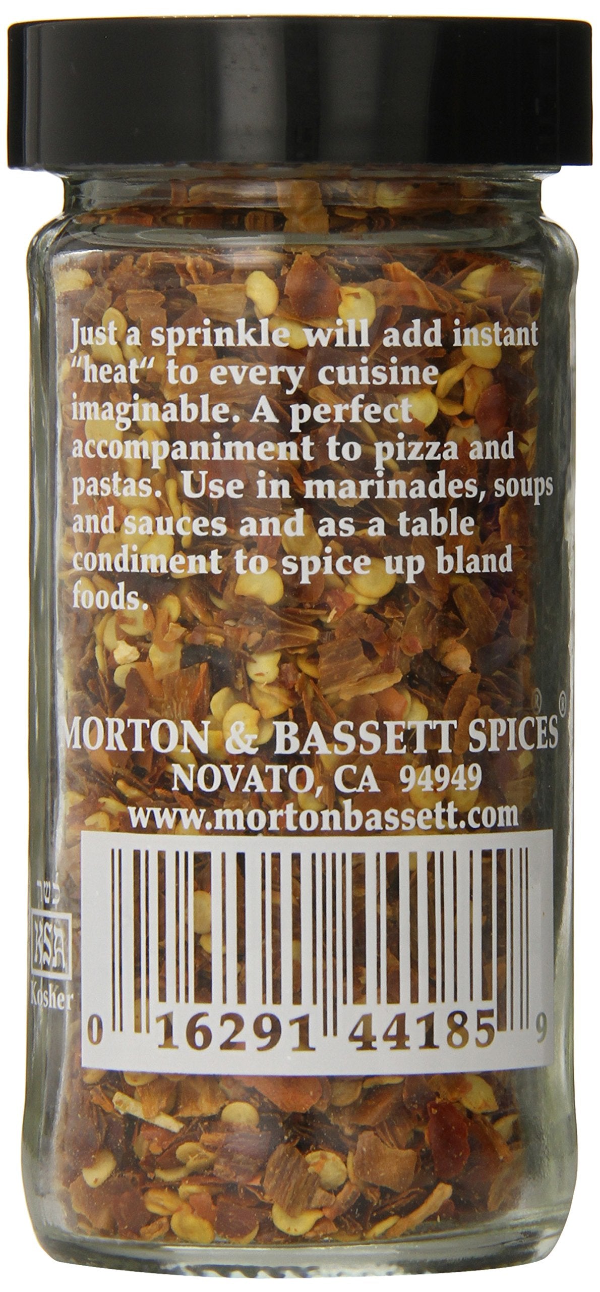 Morton & Bassett Red Chili Flakes, 1.3 Oz, Model 617720, Spicy Seasoning