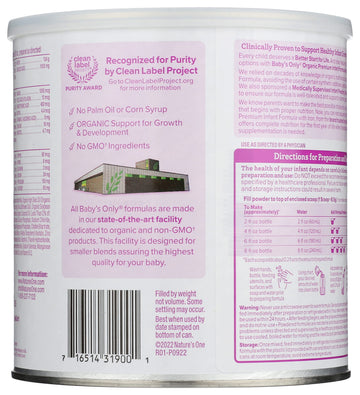 Og2 B.O.O Infant Formula ( 6 X 26.1 Oz   )