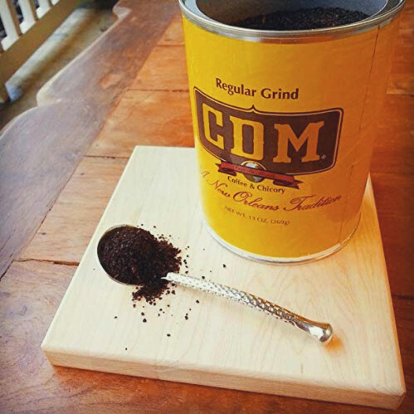 Cdm Ground Coffee & Chicory Regular Grind, 13Oz Can (Pack Of 1)