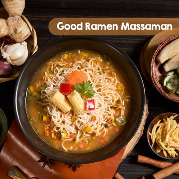 Perfect Earth Good Ramen Massaman Noodles - Authentic Vibrant Thai Flavor, Medium Spice, Organic & Gluten-Free Instant Noodle Ra