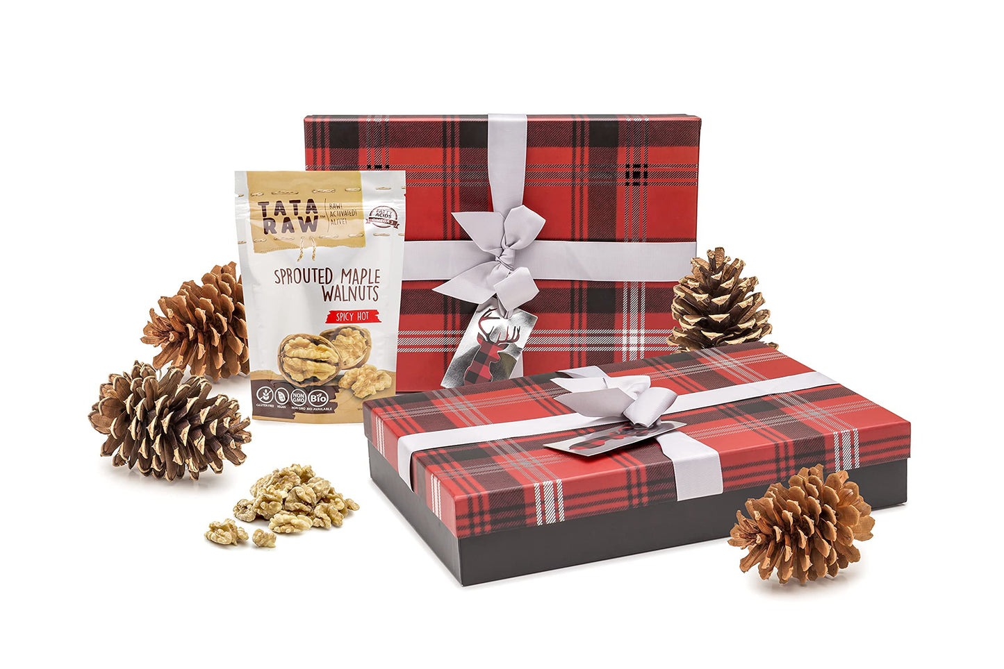 TATA RAW - Organic Sprouted Maple Walnuts - Spicy Hot! (1 lb)