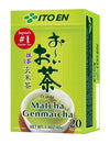 Ito En Oi Ocha Genmaicha Tea, 20-Count, 1.8 Ounce Boxes (Pack Of 4)