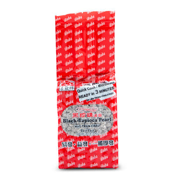 E-Fa Brand E8 Boba Black Tapioca Pearl, Fresh Boba Bubble Tea Ready In 5 Minutes, 2.2 Lb