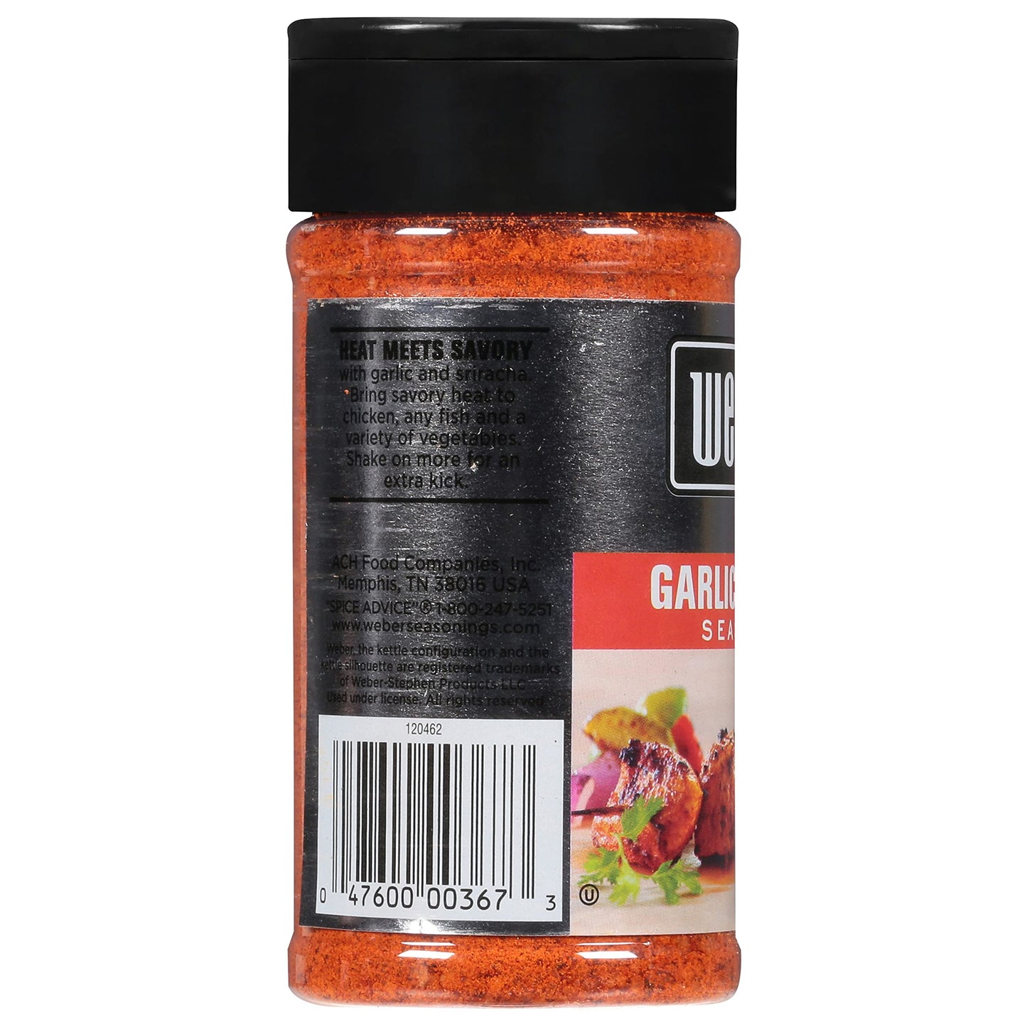 Weber Garlic Sriracha Seasoning, 6.2 Ounce Shaker