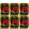 Hawaiian Islands Tea Company Hibiscus Honey Lemon Tropical Green Tea, All Natural - 120 Teabags (6 Boxes)
