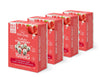 Natures Garden Probiotic Strawberry Yoggies 12 x 0.7oz (Pack of 4) Yogurt-covered Fruit Snack in Carton, Yoggie Fruit Bites, Hi