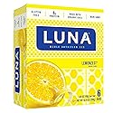 LUNA Bar - LemonZest Flavor - Gluten-Free - Non-GMO - 7-9g Protein - Made with Organic Oats - Low Glycemic - Whole Nutrition Sna