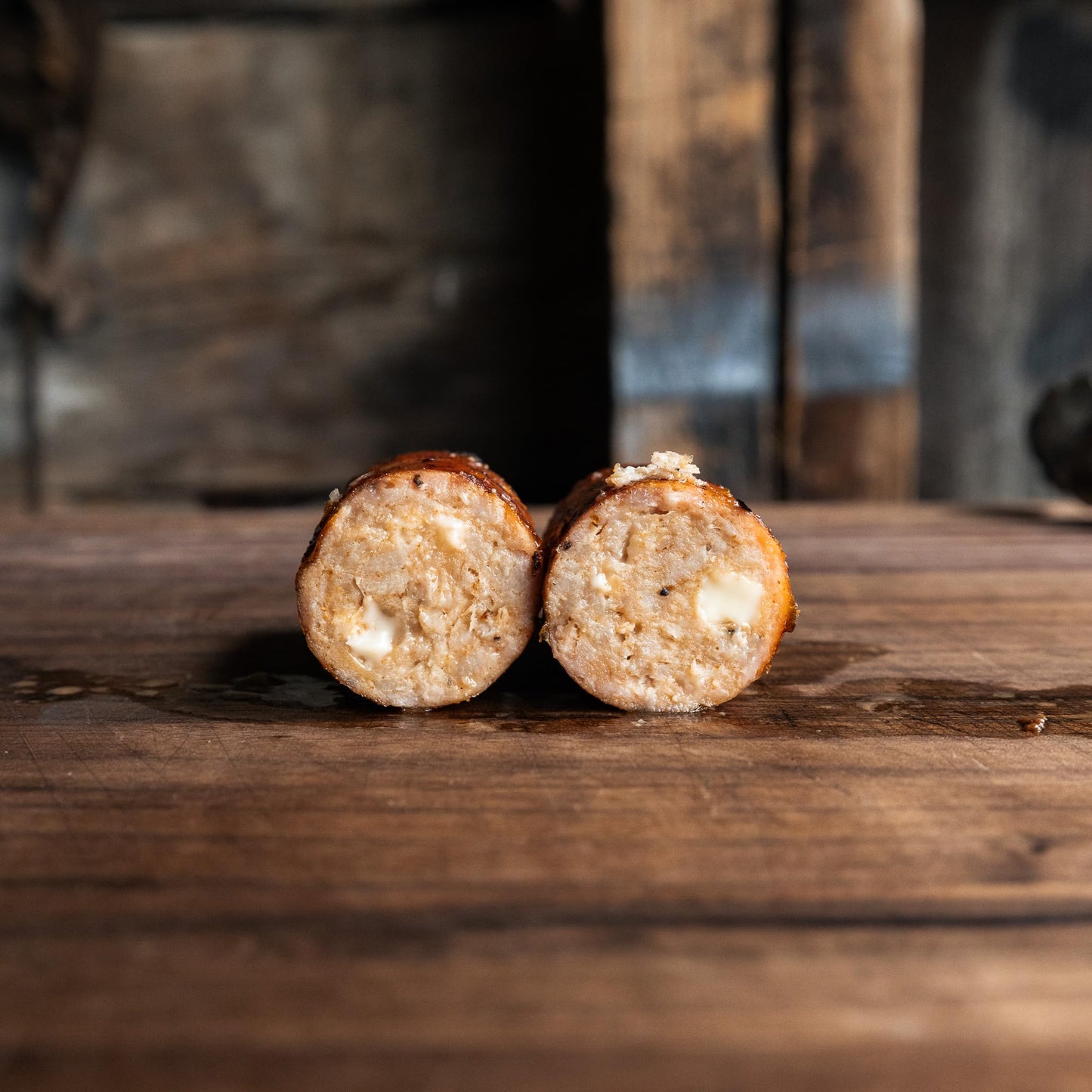 BEARDED BUTCHER Mushroom & Swiss Bratwurst DIY Kit - Includes Seasoning, Cheese, Mushroom Bits, and Collagen Casings