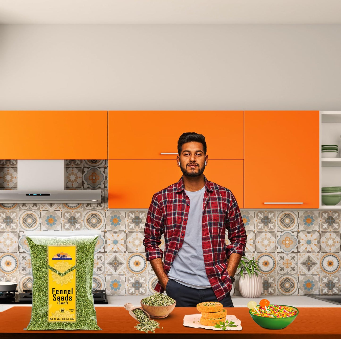 Rani Fennel Seeds Whole Spice 28oz (800g) - All Natural, Gluten Friendly, NON-GMO, Vegan, Indian Origin