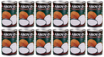 Aroy-D Coconut Milk, 14 Fl Oz (Pack of 12)