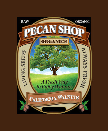 Pecan Shop Raw Organic California Walnuts, Family Orchard Grown Unpasteurized-2 Pound