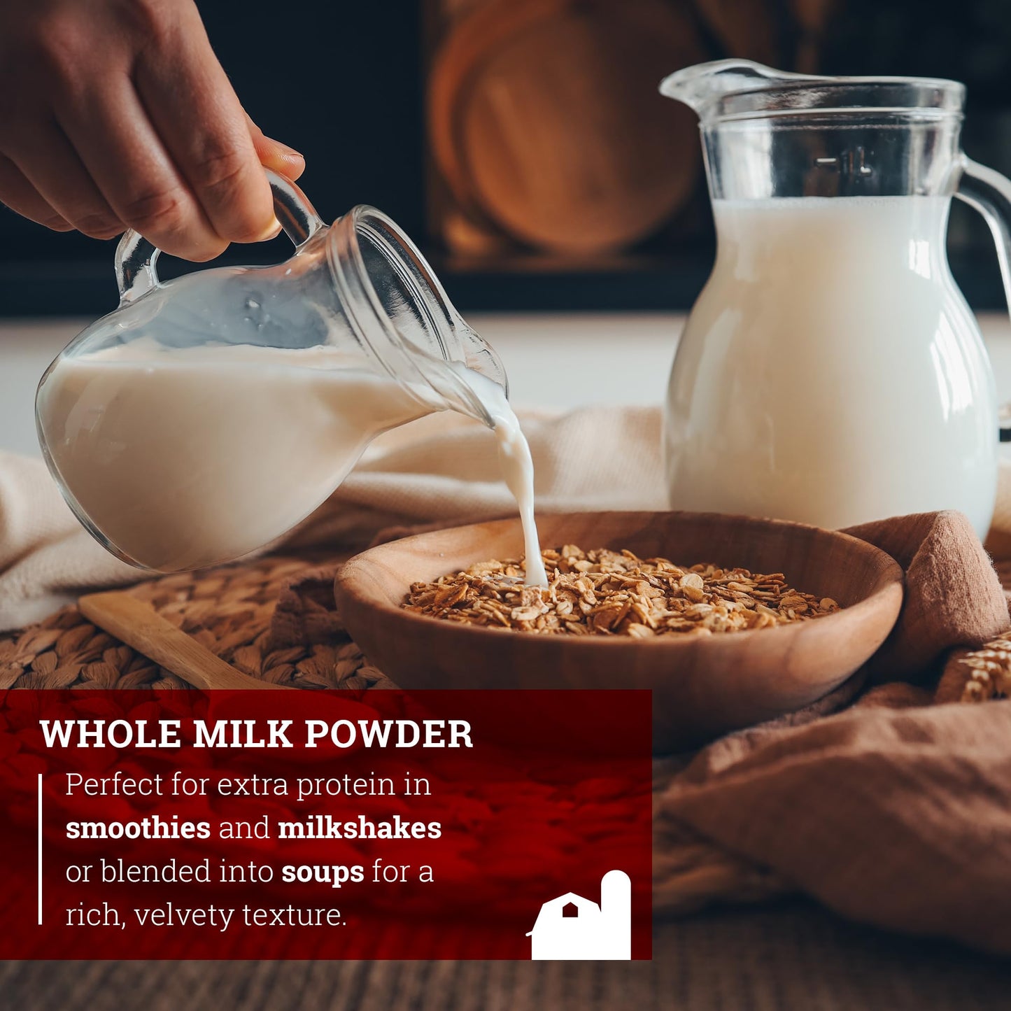 Hoosier Hill Farm Whole Milk Powder 6LB (Pack of 1)