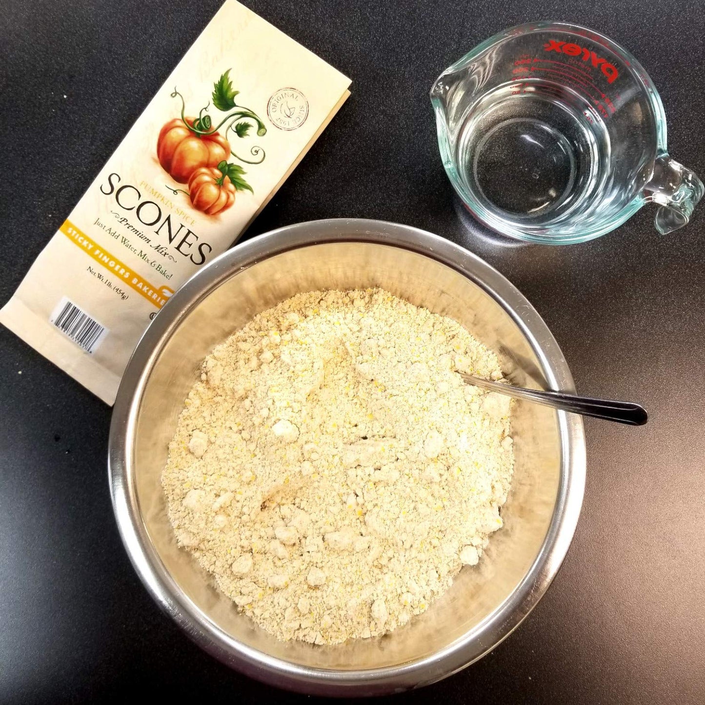 Sticky Fingers English Scone Mix, Pumpkin Spice, Just Add Water, 1 Pound (Pack of 2)