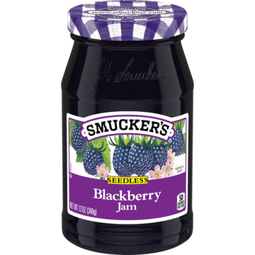 Smucker's Seedless Blackberry Jam, 12 Ounces (Pack of 6)