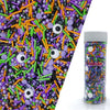 Halloween Sprinkles Monster Theme Eyes Cake Decorations Topper Edible Themed Sprinkles For Cookie Decorating, Chocolate Desserts