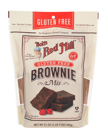 Bobs Red Mill Gluten Free Brownie Mix, 21 Oz Bag (Pack Of 4) - Kosher