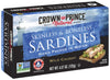 Crown Prince Natural Skinless & Boneless Sardines In Water, 4.37-Ounce Cans (Pack Of 12)