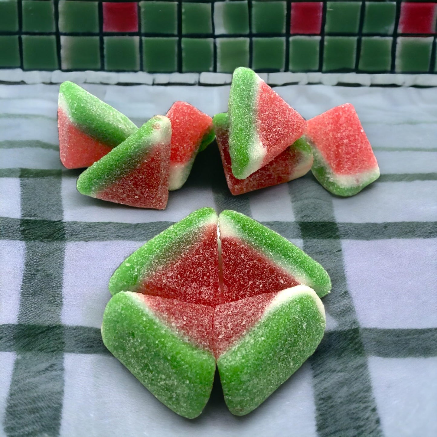 Premium Watermelon Gummy Candy- 1.5 Lbs Delicious And Chewy Watermelon Gummies Shaped As Watermelon Slices For A Fun And Flavorf