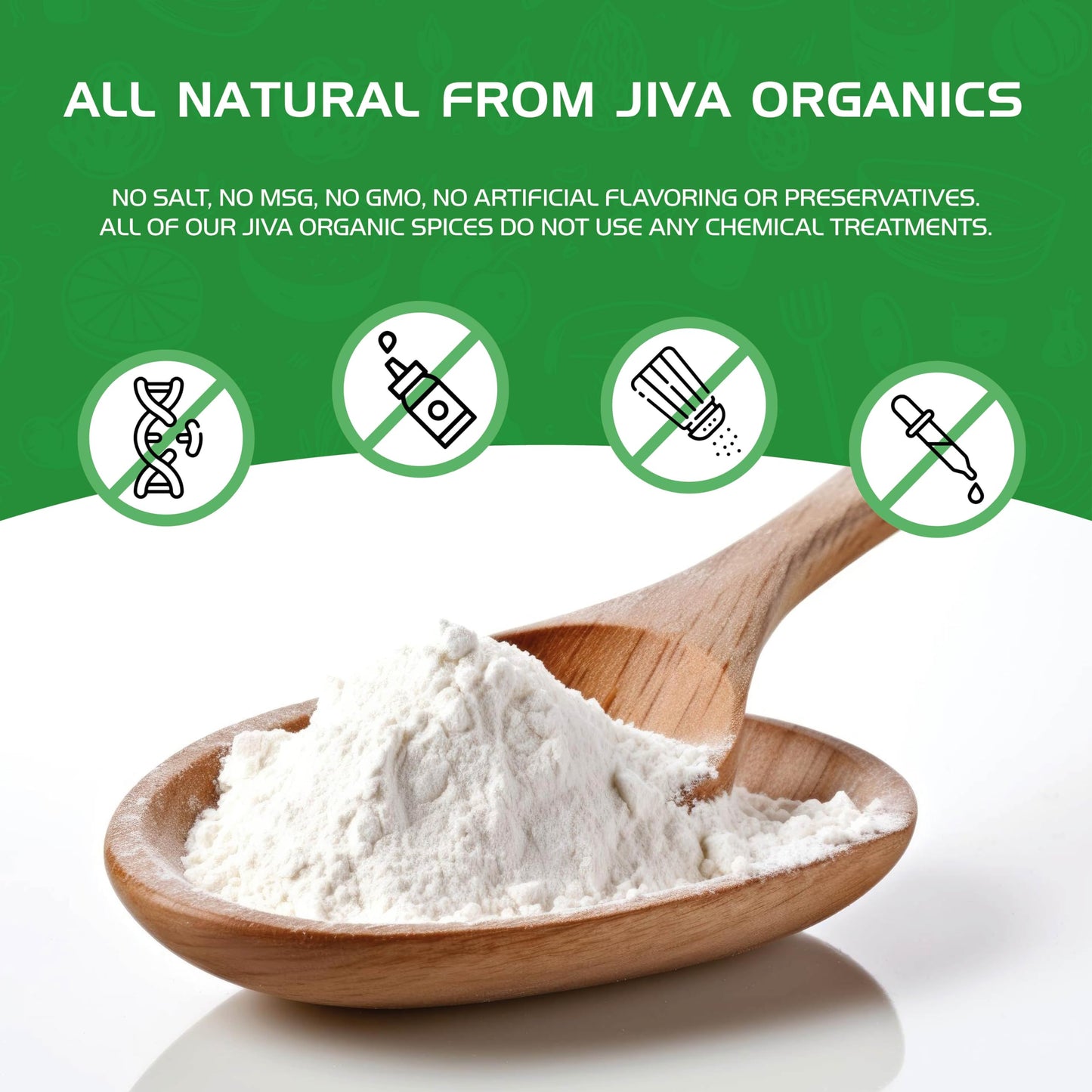 Jiva Organics Organic Arrowroot Flour (Powder) 2 Pound Bag - Raw, Non-GMO