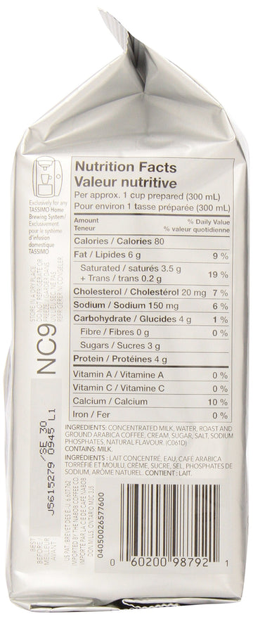 Tassimo Nabob Latte - 16 T Discs - 8 Espresso / 8 Milk