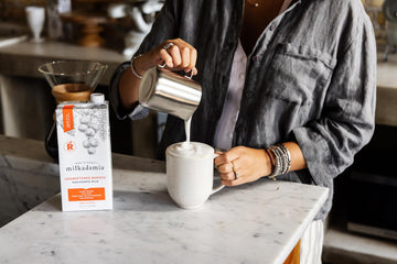 milkadamia Macadamia Milk - Unsweetened Barista - 32 Fl Oz (Pack of 6) - Lactose Free Milk, Vegan Shelf Stable Milk, Plant Based