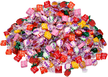 ASSORTIT X Starburst Collab Halloween Bulk Special Assorted Starbursts & Hostess Mix Fruit Pops 9.75 Lb Bulk Soft Chewy & Hard C