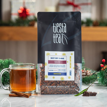 Tiesta Tea - Sexy Hot Christmas Tea, Cocoa Chili Black Tea, Premium Loose Leaf Tea Blend, High Caffeinated Spicy Black Tea, Make