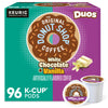 The Original Donut Shop Duos White Chocolate + Vanilla, Keurig Single Serve K-Cup Pods, 96 Count