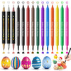 Jewem Edible Markers For Cookie Decorating,14 Pcs Food Coloring Pens, Double Side Food Grade Pens With Fine & Thick Tip For Decorating Fondant, Cakes, Cookies, Easter Eggs, Frosting, Macaron