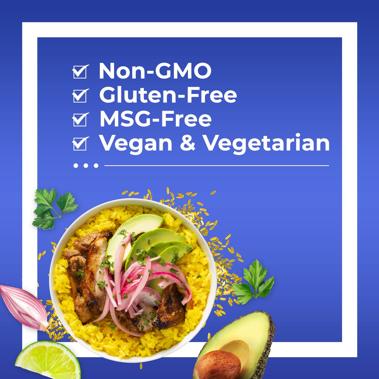 Mahatma Yellow Rice Mix, Long-Grain Rice, Stovetop Or Microwave Rice, Gluten-Free And Kosher 20-Minute Rice, 10 Ounces, Pack Of