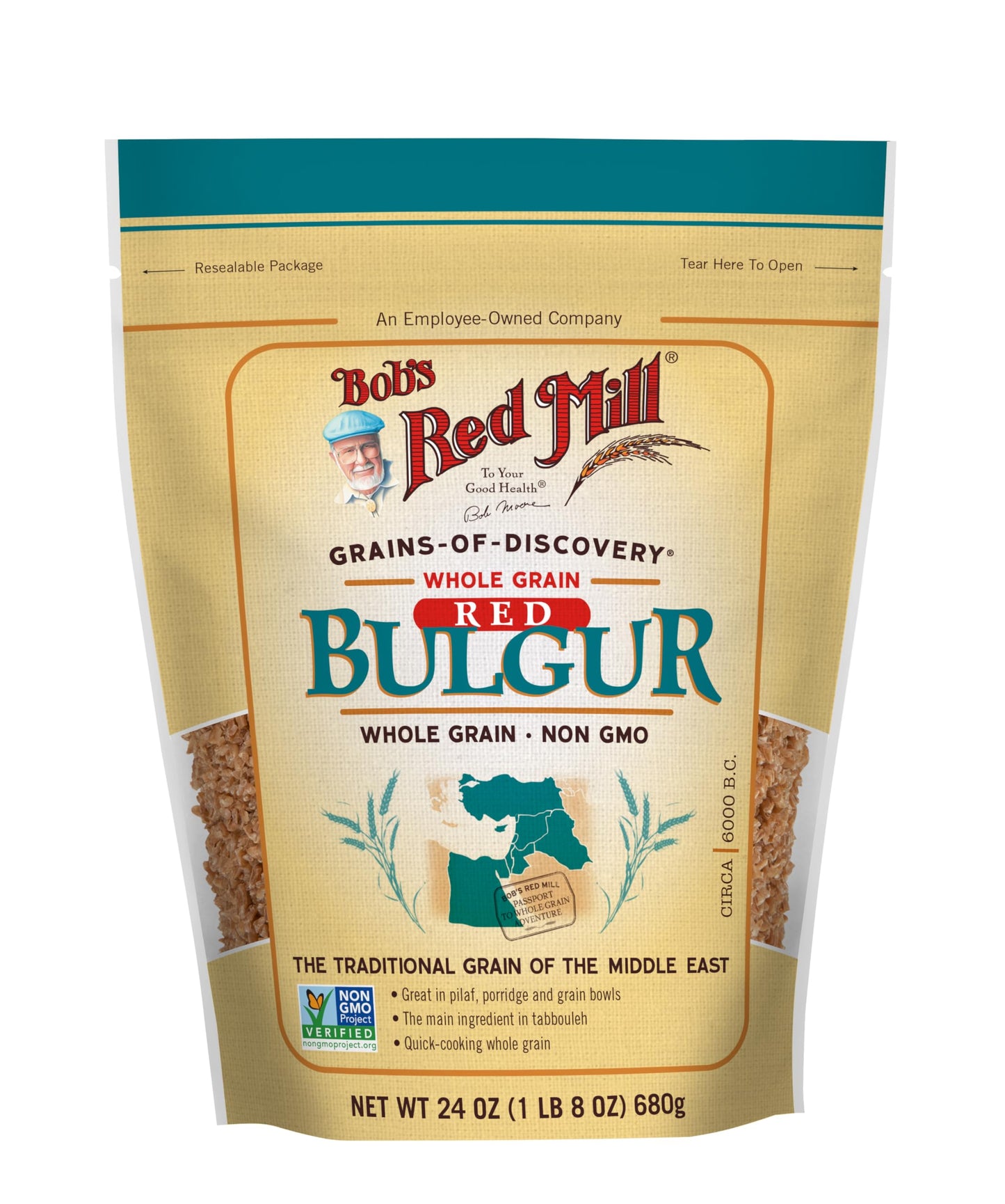 Bobs Red Mill Red Bulgur/ Hard Wheat Ala, 24 Oz