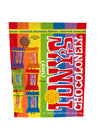 Tonys Chocolonely Assorted Chocolate Candy Pieces, Belgian Milk & Dark Chocolate, Caramel Sea Salt, Almond Sea Salt, Honey Almon